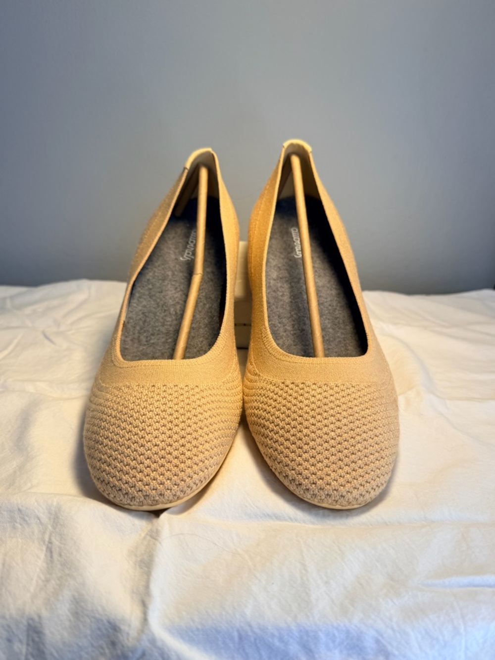 allbirds Women’s Beige Knit Ballet Flats